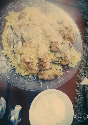 صورة لوصفة مقلوبة زهره بالحبش