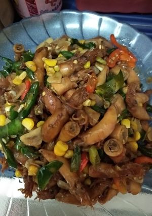 Foto resep Cumi asin cabe hijau