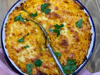 Sweet potato cottage pie with 7 veggies