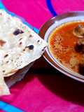 Roti canai cincang daging
