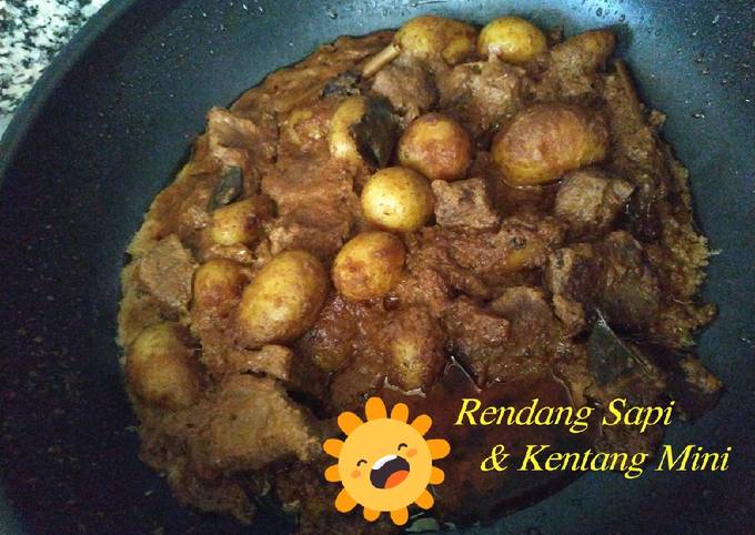 Yuk intip, Resep memasak Rendang Sapi &amp; Kentang Mini yang spesial