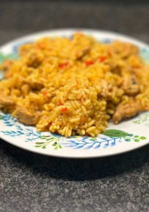 Una foto de Arroz meloso con pavo en Turbo Cecofry 4D