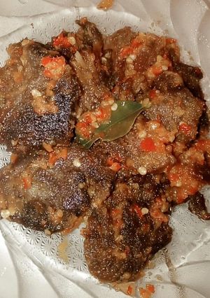 Foto resep Dengdeng balado