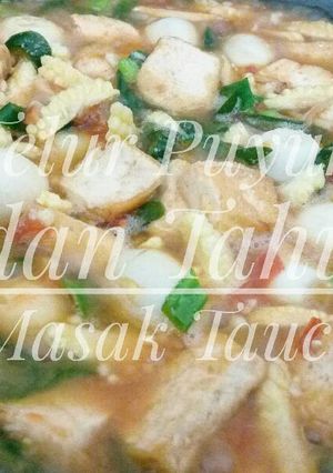 Foto resep Telur Puyuh dan Tahu Masak Tauco