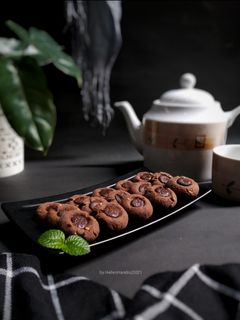 Foto resep Thumbprint cookies coklat