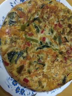 Una foto de Tortilla de verduras