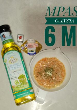 Foto resep Bubur Salmon Wortel Tofu - MPASI 6M+ 4 Bintang
