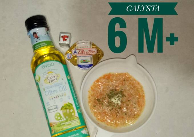 Bubur Salmon Wortel Tofu - MPASI 6M+ 4 Bintang