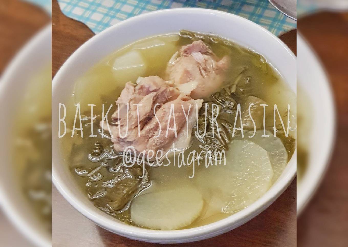 #25 Baikut Sayur Asin Lobak (non halal)