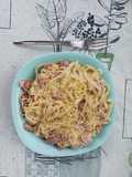 Tallarines a la carbonara