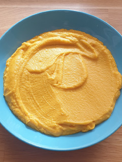 Una foto de Crema de garbanzos y zanahoria