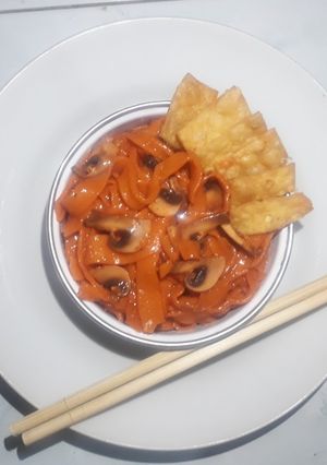 Foto resep Mie Jamur Balado