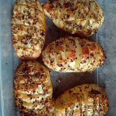 A picture of Grilled potatoes.