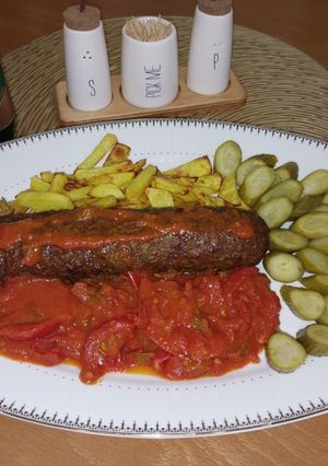 عکسی از دستور رولت گوشت چرخ کرده(ایرفرایر)