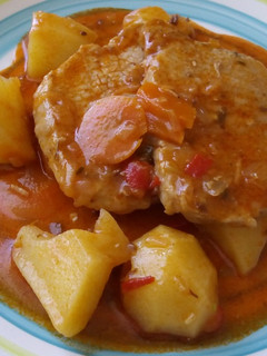 Una foto de Lomitos de cerdo estofado