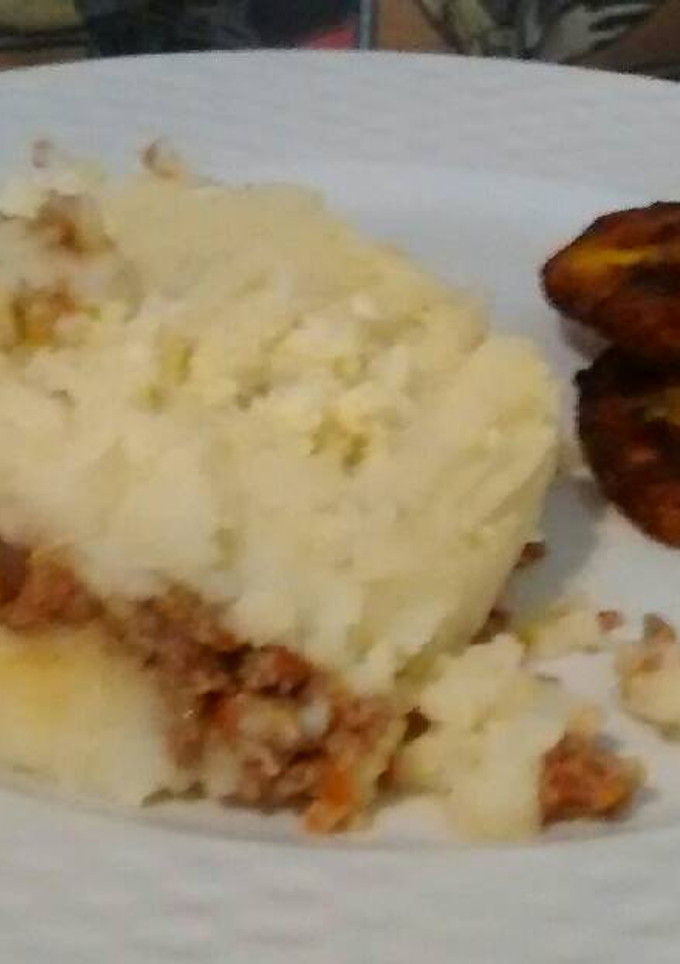 Una foto de Puré de papas con carne