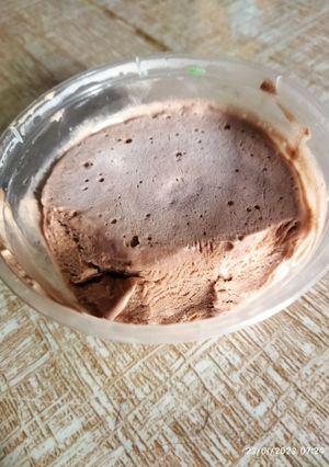 Foto resep 18. Es Krim Cokelat Simpel