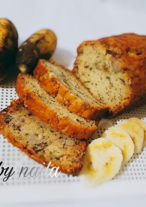 Foto resep Banana Bread Eggless Bolu Pisang Tanpa Telur,Tanpa Mixer