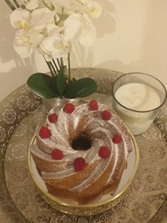 صورة لوصفة كيكة المول وردة 🥮🌹