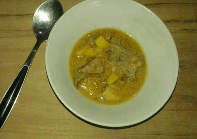 Semur Hati sapi + kentang for batita #Kitaberbagi