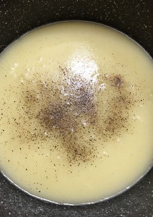 Una foto de Crema de poro y papa