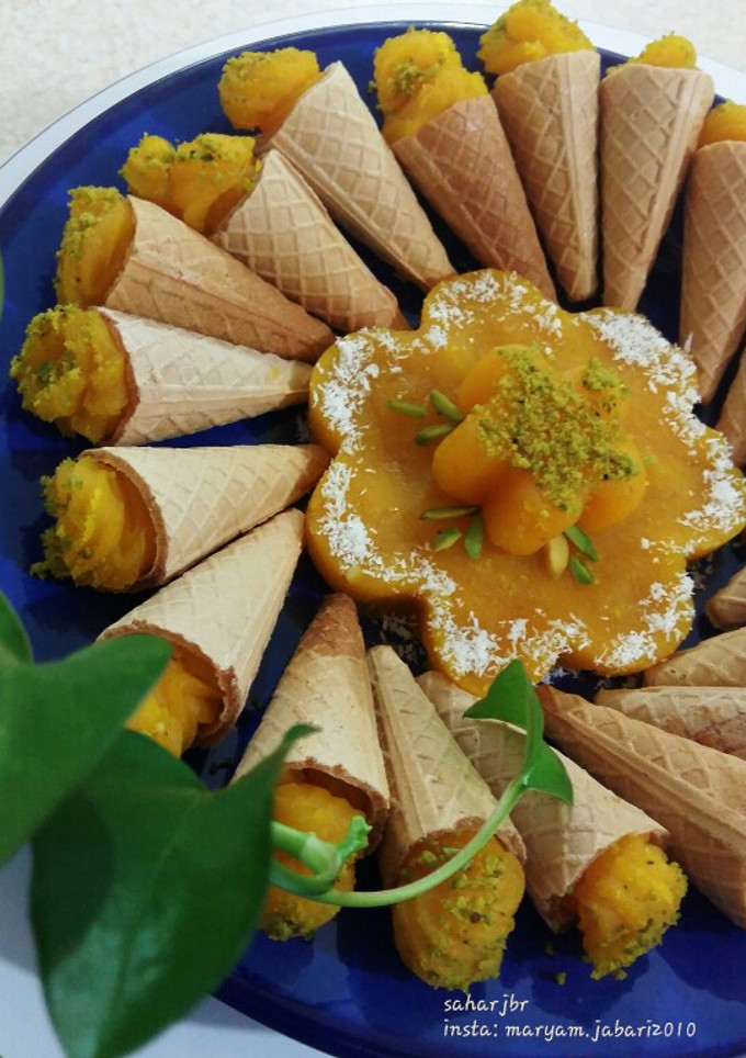 عکسی از دستور حلوای آرد برنج