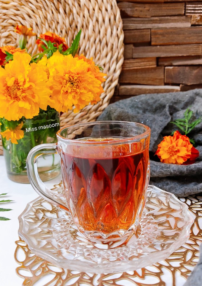 عکسی از دستور دمنوش گل محمدی