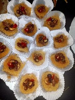 صورة لوصفة بقلاوة كنافة عش البلبل