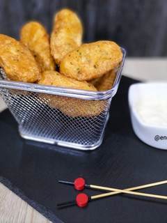 Una foto de Albóndigas de bacalao