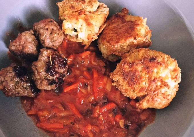 Le moyen le plus simple de Préparer Appétissante Boulette riz farcie au
bœuf