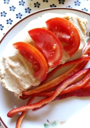 Csicseriborsókrém recept fotója
