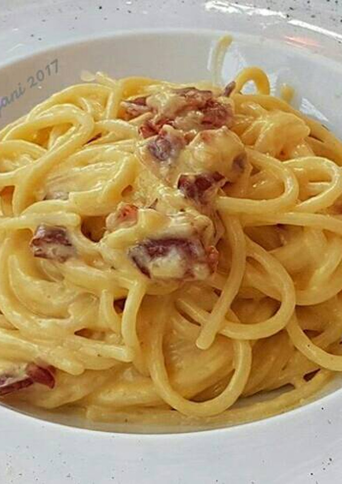 Foto resep Spaghetti carbonara 🍝