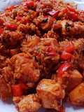 Pineapple chicken fried rice