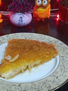 صورة لوصفة كنافة بالقشطة زي المحلات طعمها روعة