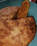 Tortilla o tipo pan de zanahoria