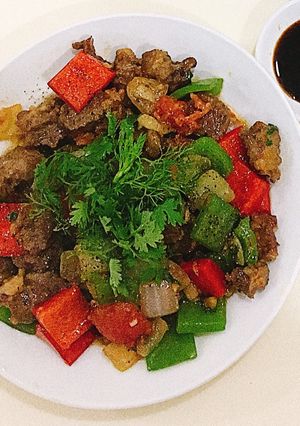 Hình của món Thịt bò lúc lắc.