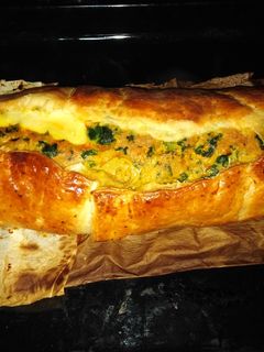 Una foto de Rollo de carne en hojaldre