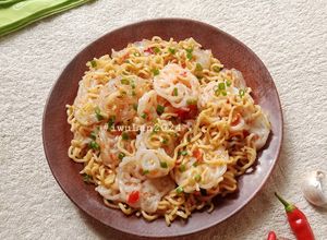 Foto resep Seblak Cobek Campur Mie Goreng