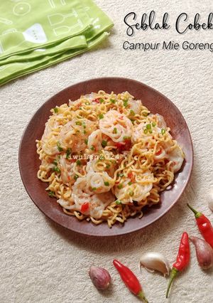 Foto resep Seblak Cobek Campur Mie Goreng