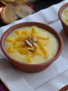 A picture of Mango Phirni.