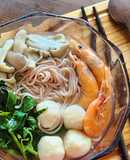 Bún gạo lứt ăn sáng