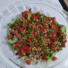 Indian stlye cucumber salad A picture of Indian stlye cucumber salad.