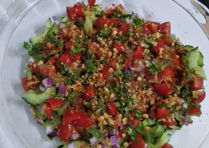 Indian stlye cucumber salad