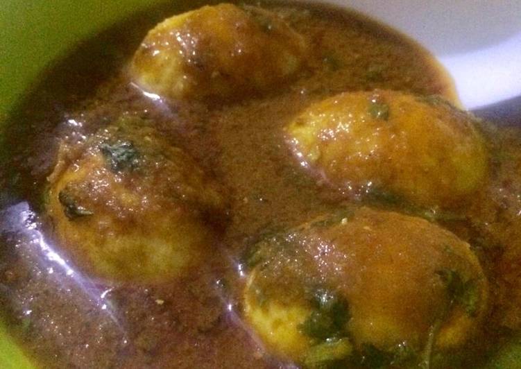 Easiest Way to Prepare Ultimate Egg masala curry