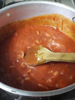 Una foto de Salsa para pizza