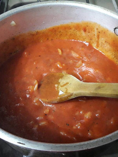 Una foto de Salsa para pizza
