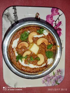 काजू करी (kaju curry recipe in marathi) रेसिपी चे मुख्य फोटो