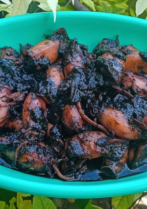 Foto resep Cumi Hitam Pedas