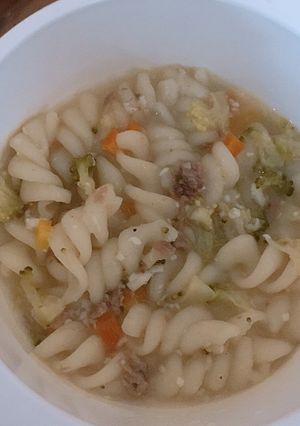 Foto resep Makroni spiral with beef & vegetable (MPASI 10bln)