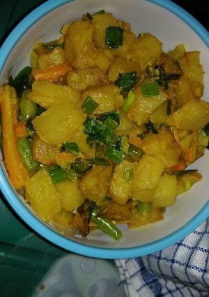 Foto resep Kentang Bumbu Kuning Soo Simple alias Sederhana